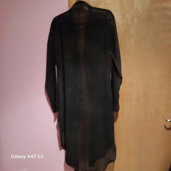 Grey/ black maxi blouse - Picture 7 of 7